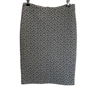 Anna Scott Grey Quilted Skirt NWOT